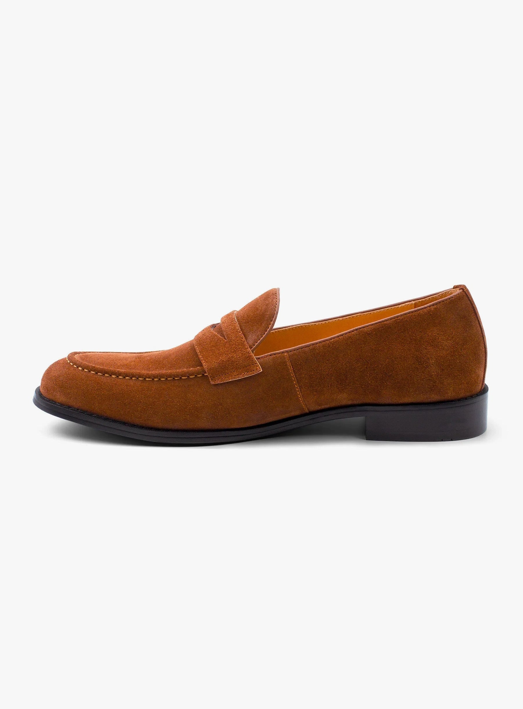 Santo Cognac Suede Loafer