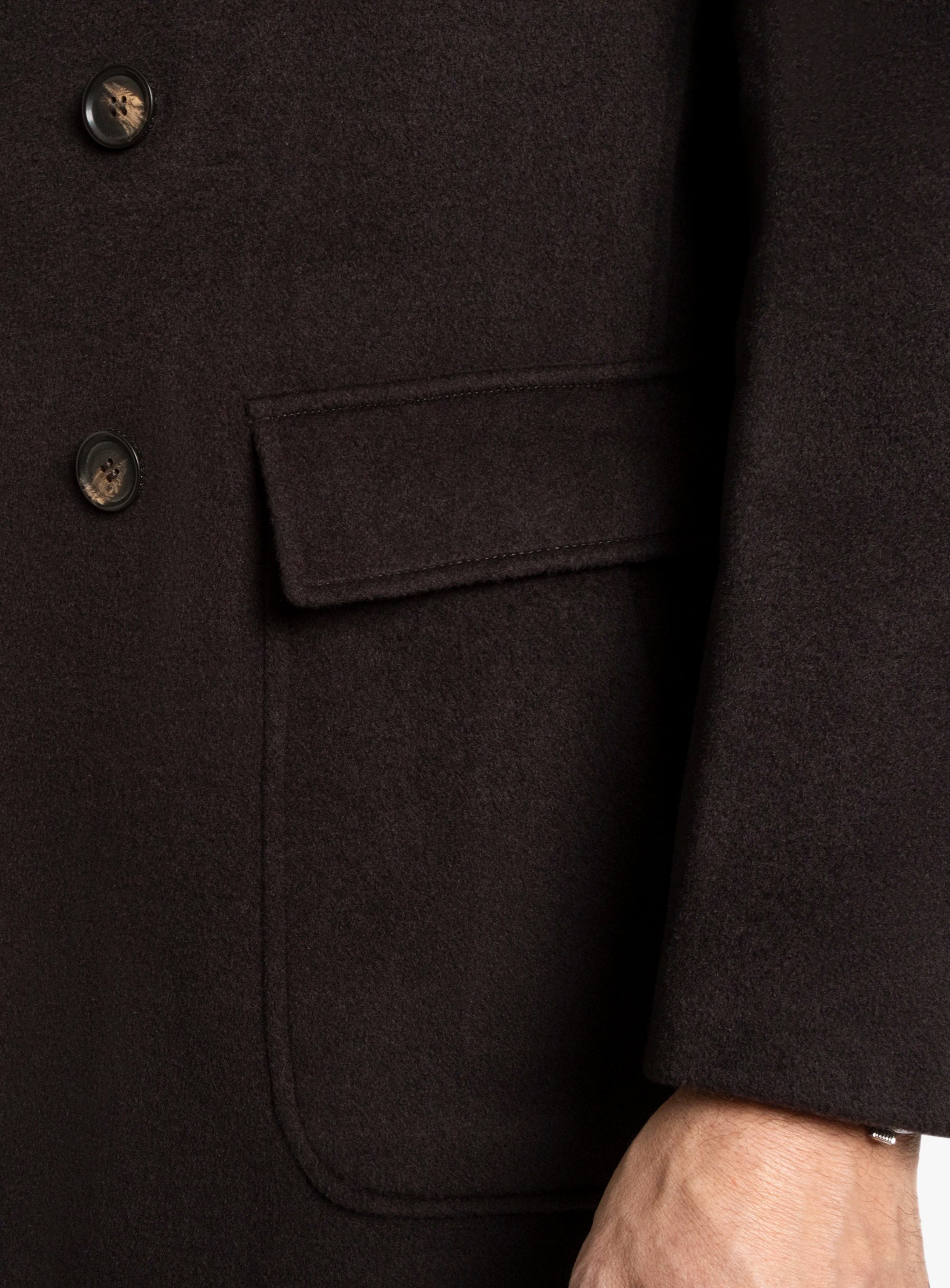 Tesero Coffee Dual Face Overcoat
