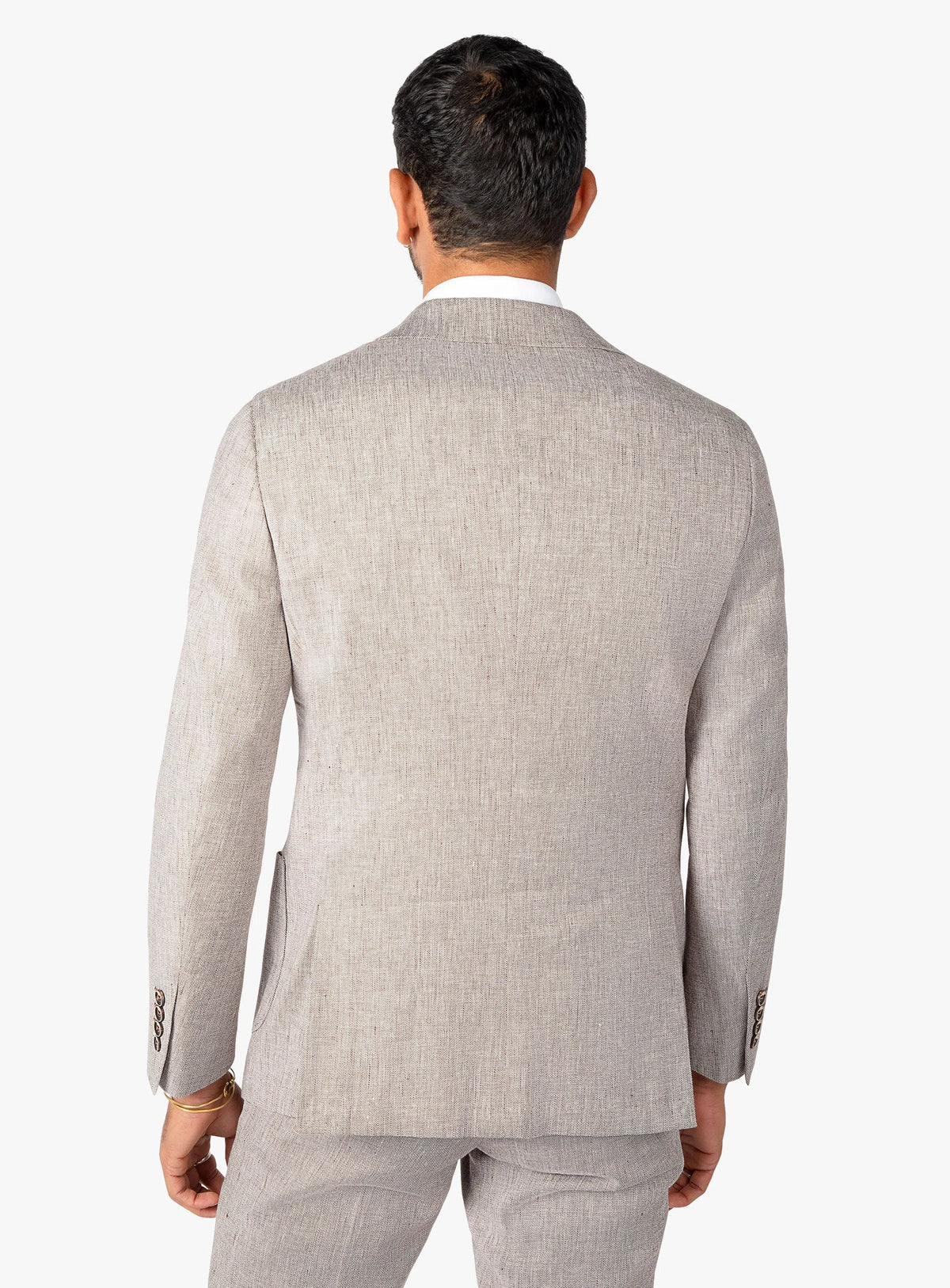 Varese Chocolate Stepped Weave Jacket