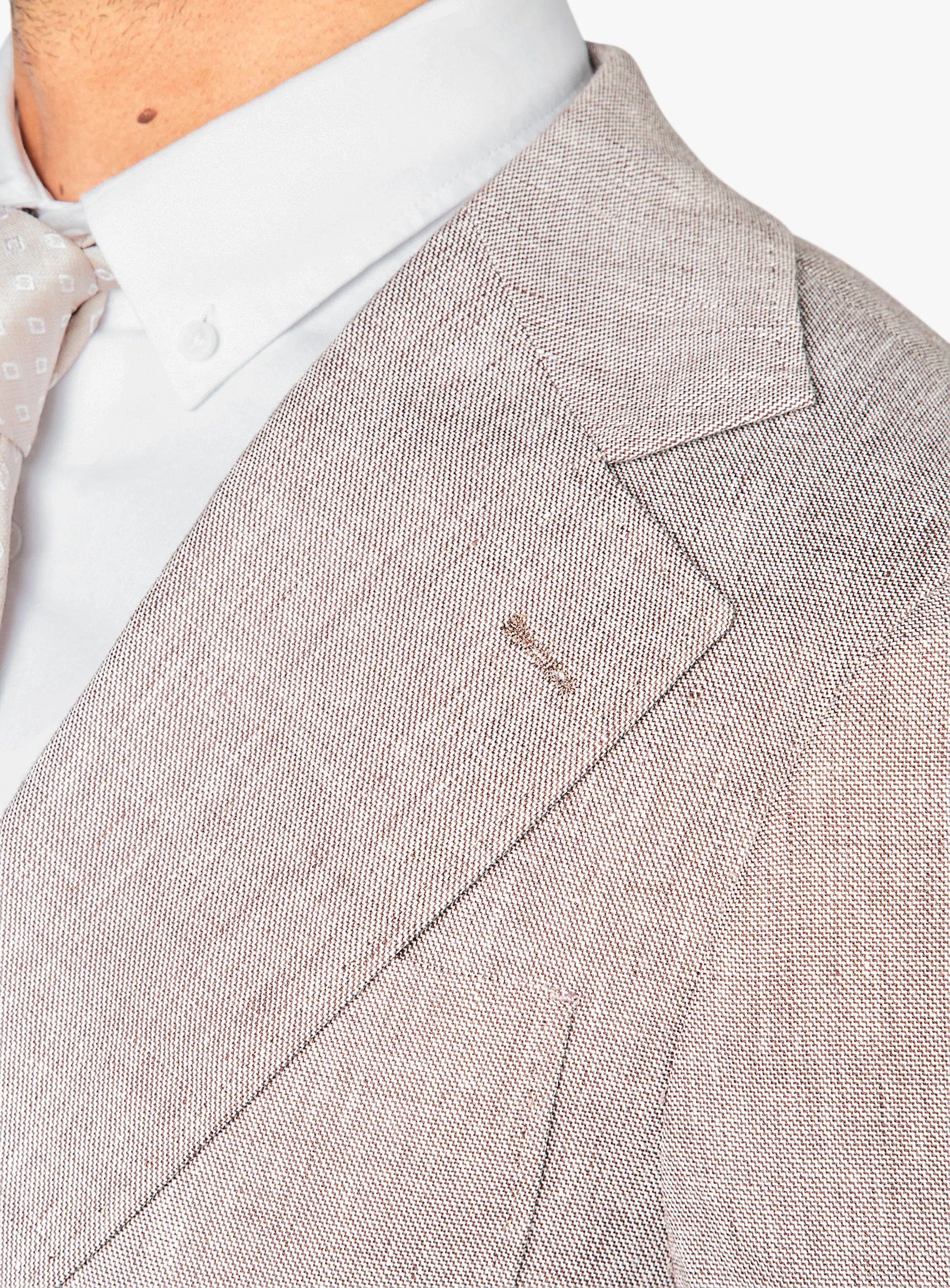Varese Chocolate Stepped Weave Jacket