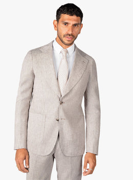 Varese Stepped Weave Chocolate Sport Jacket