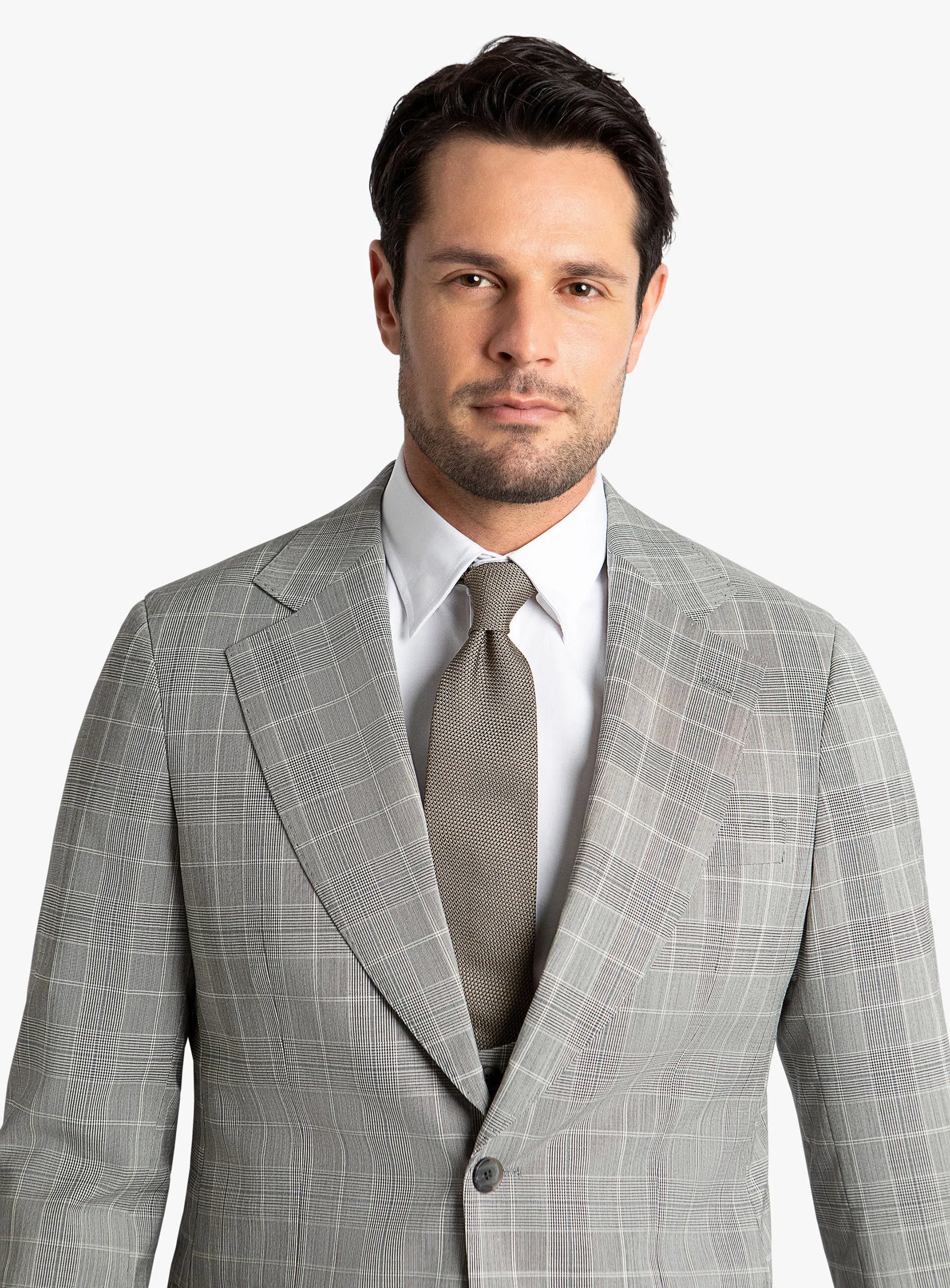 Varese Grey Plaid Suit