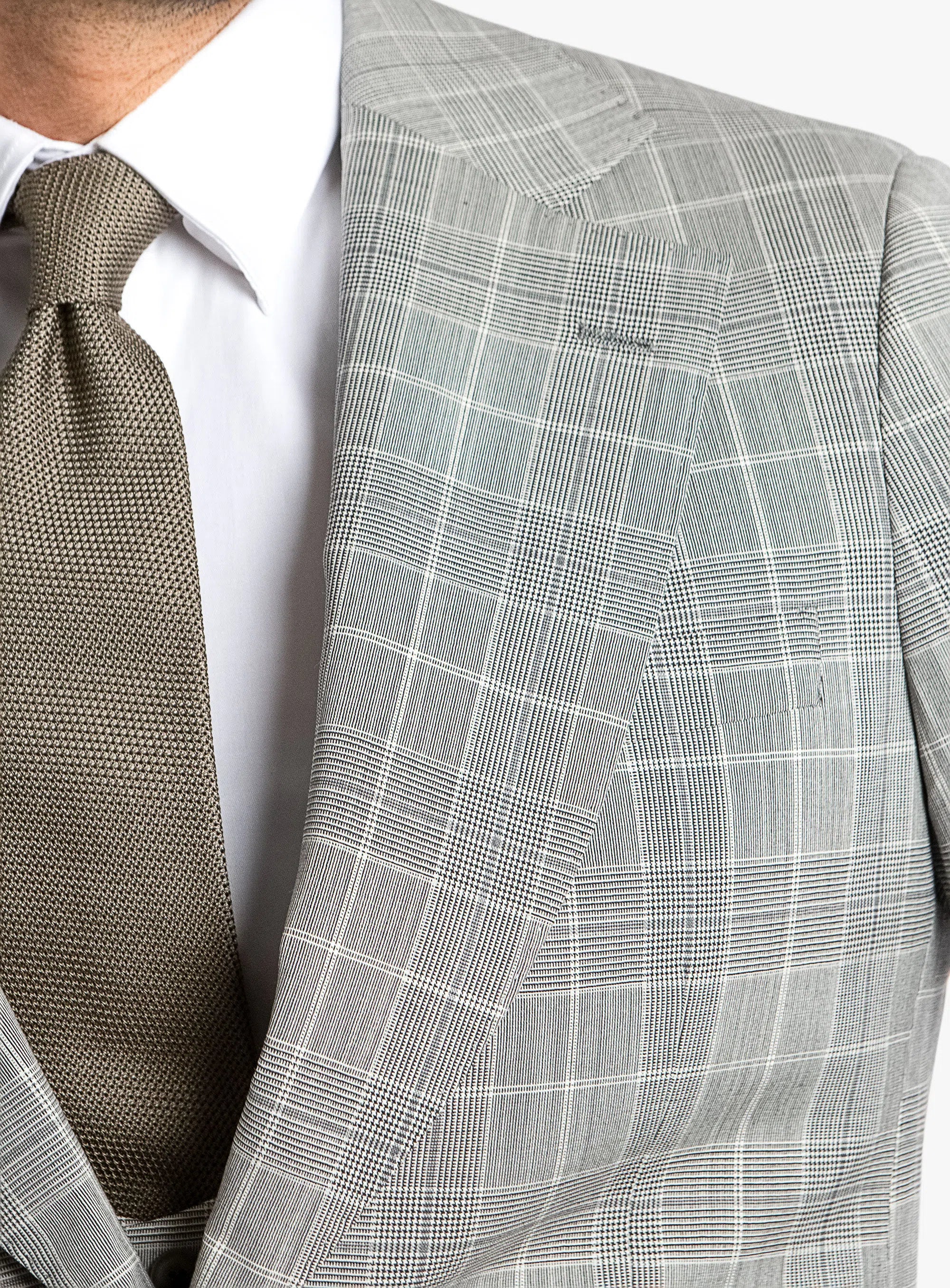 Varese Grey Plaid Suit
