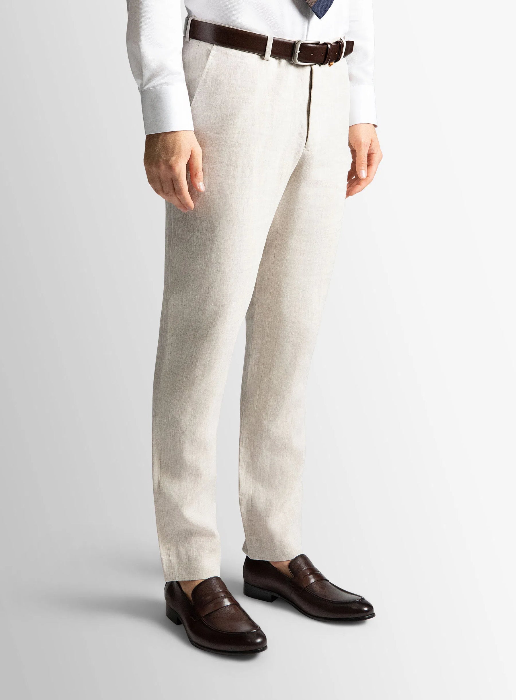 Venezia Sand Linen Trousers