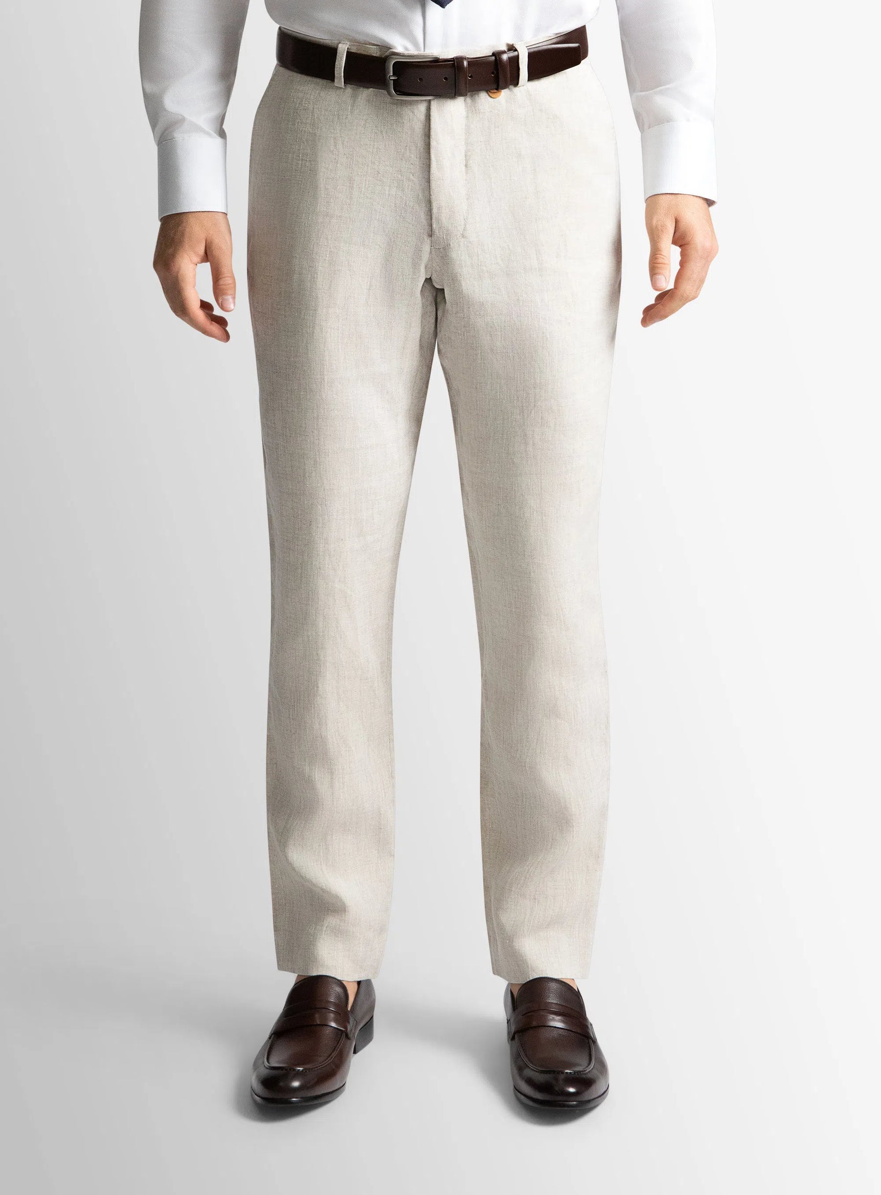 Venezia Sand Linen Trousers