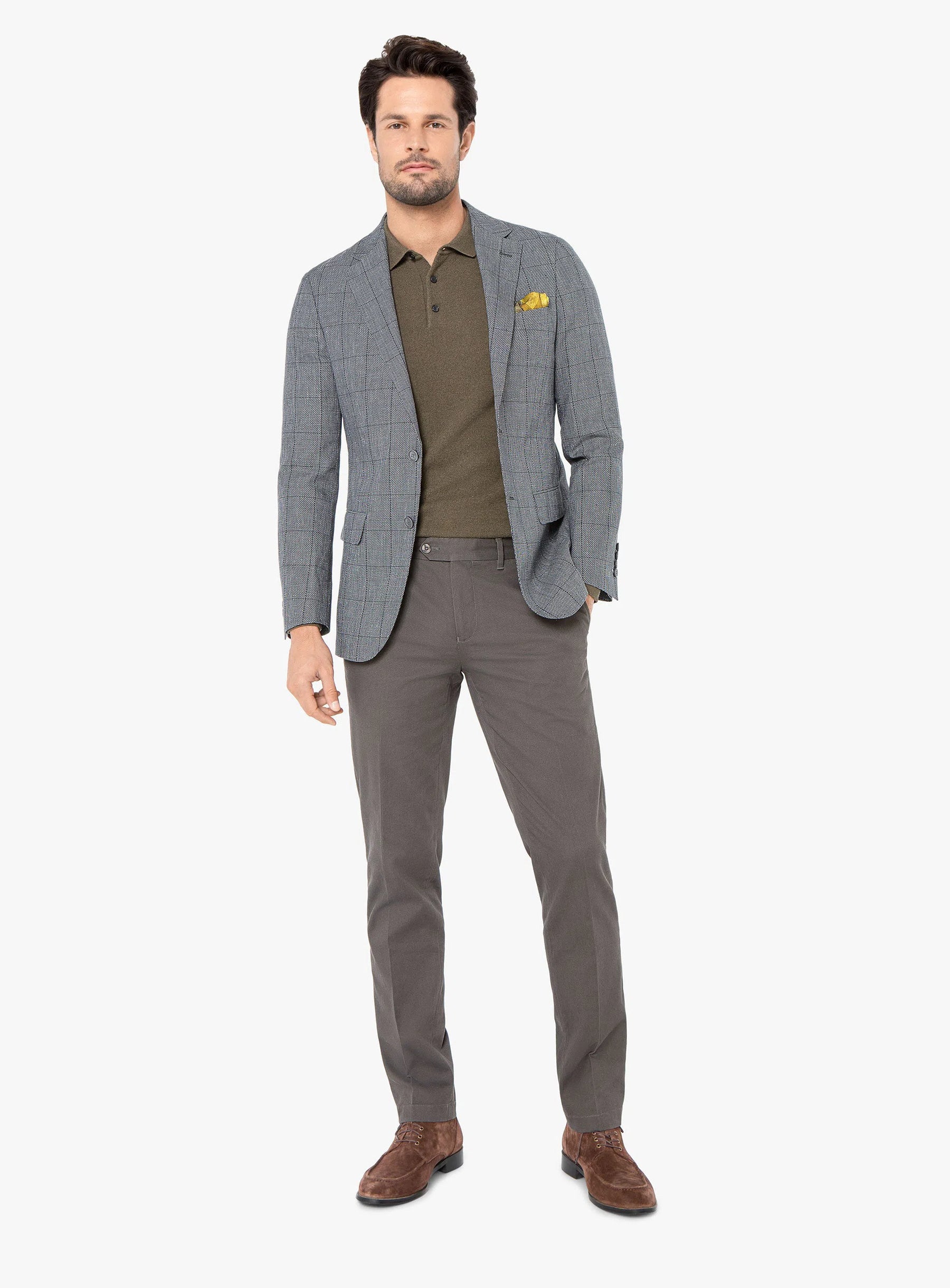 Vicenza Forest Green Overcheck Jacket