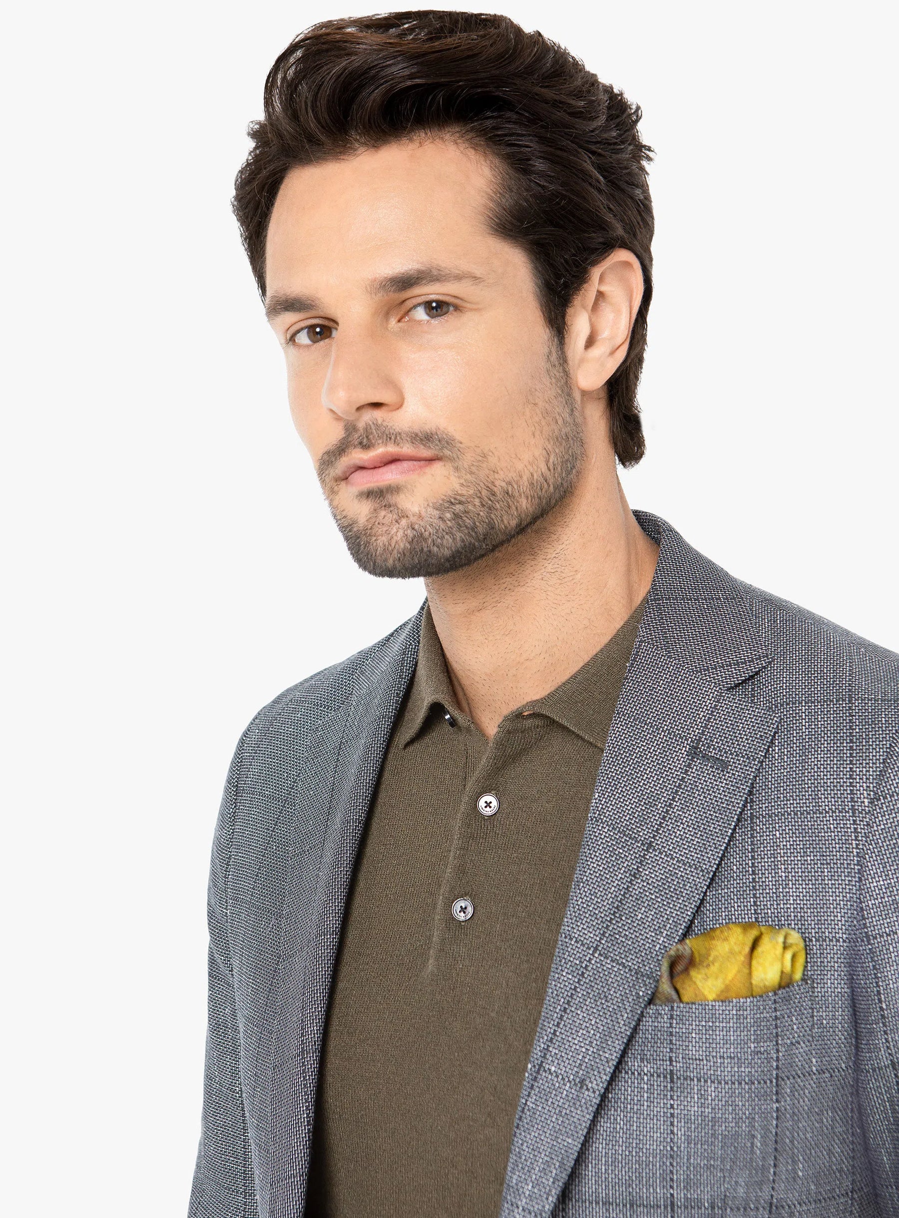 Vicenza Forest Green Overcheck Jacket