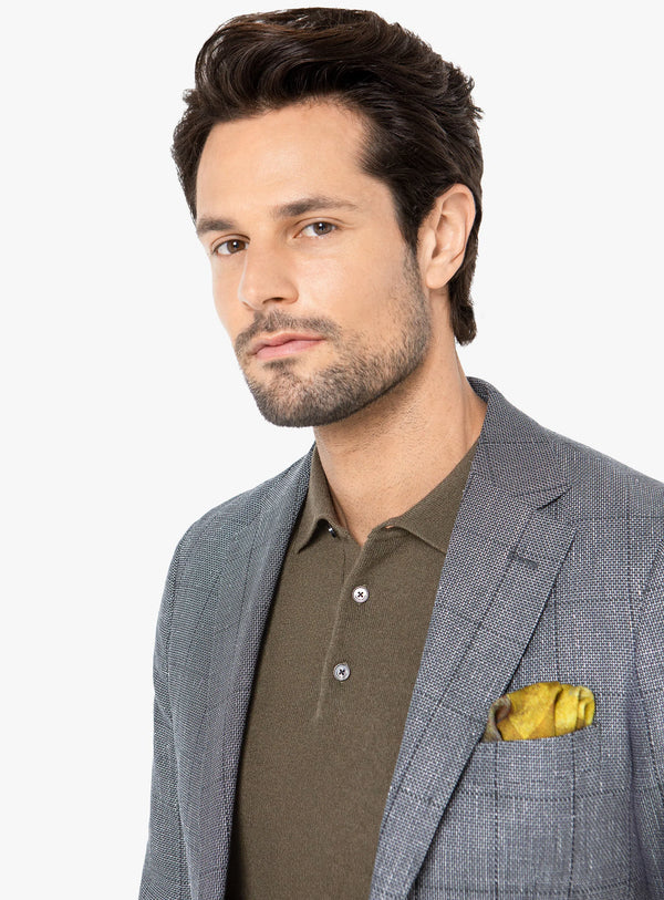 Vicenza Forest Green Overcheck Jacket