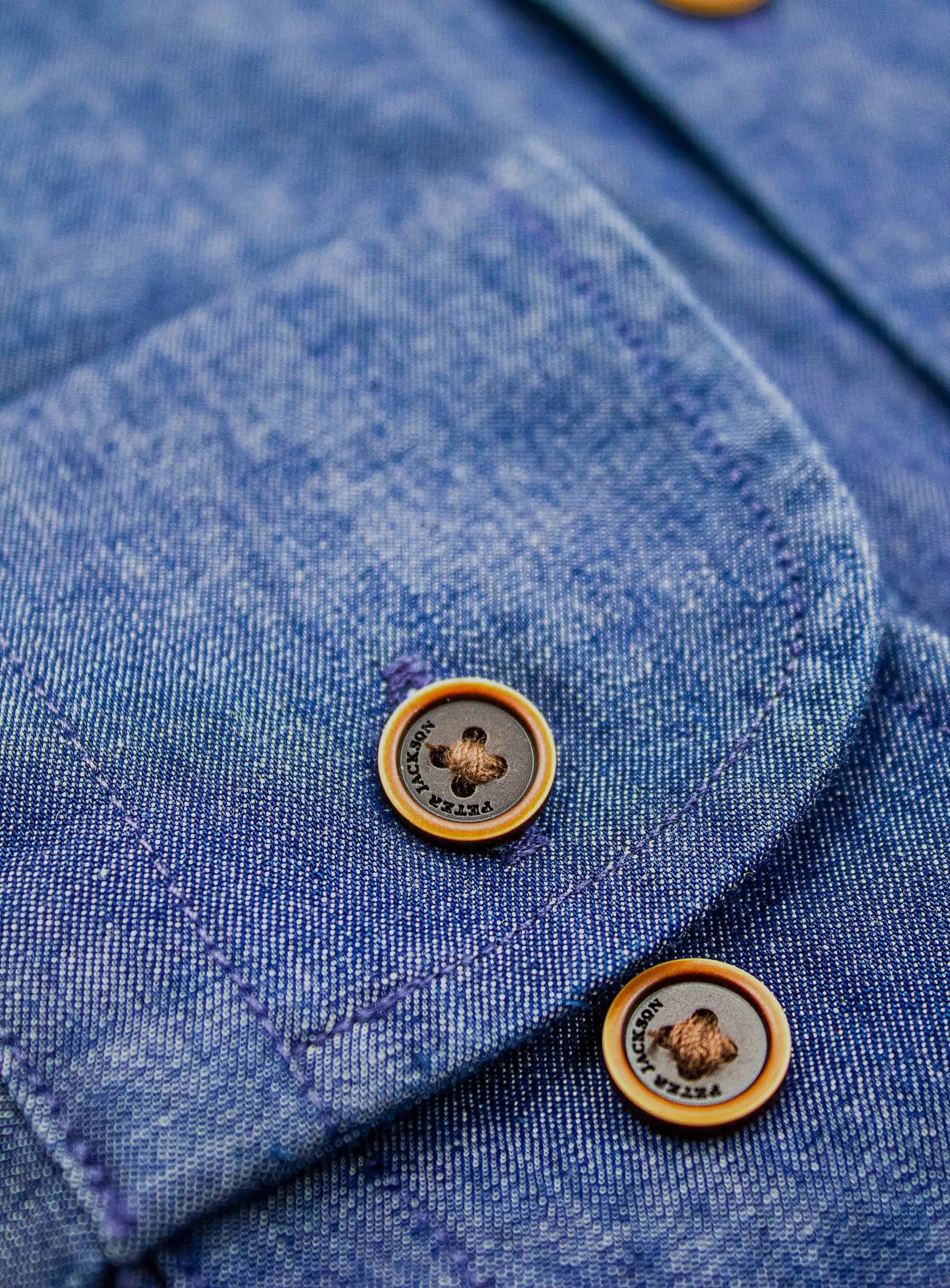 Vittoria Indigo Washed Denim Shirt