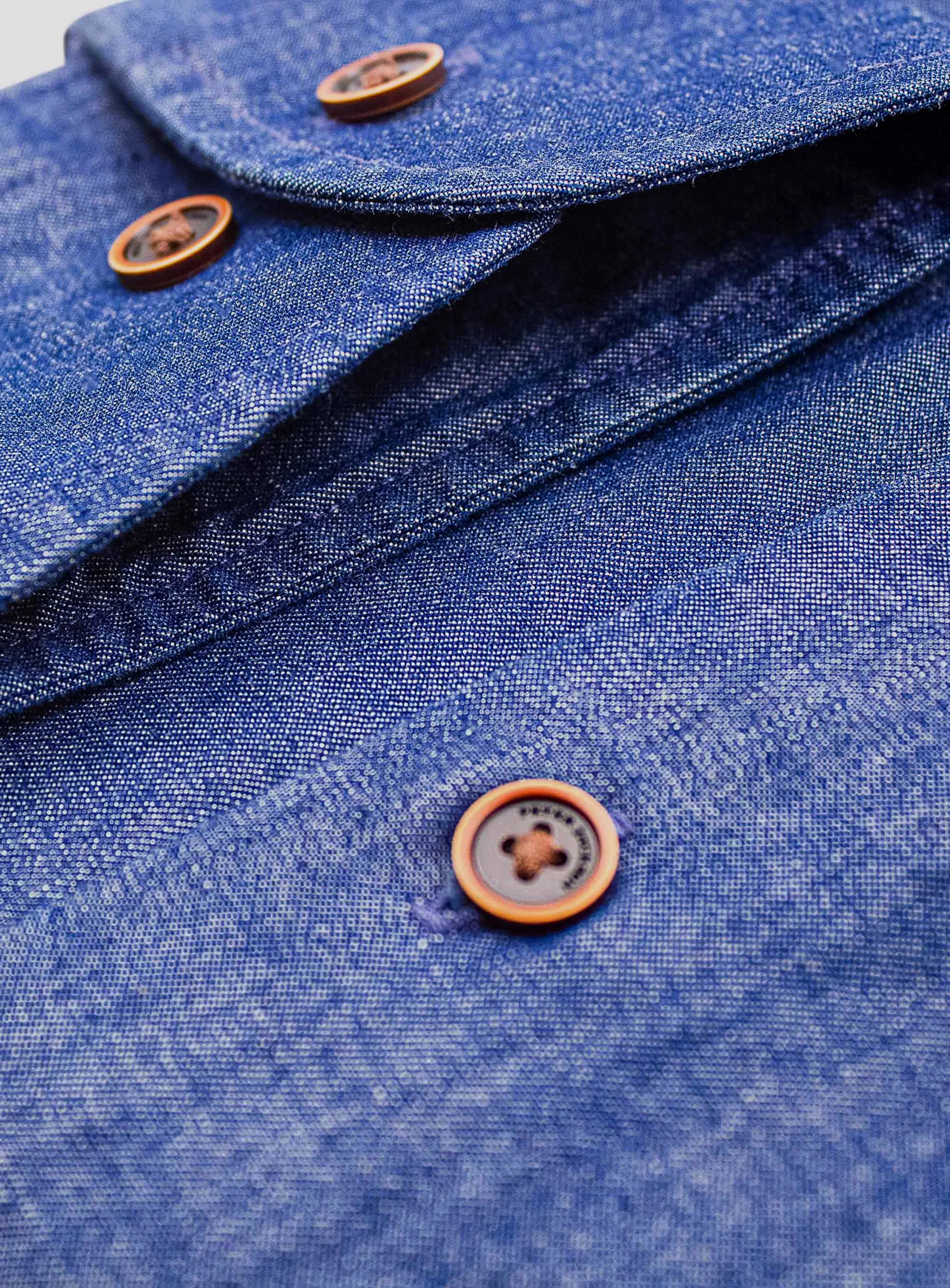 Vittoria Indigo Washed Denim Shirt