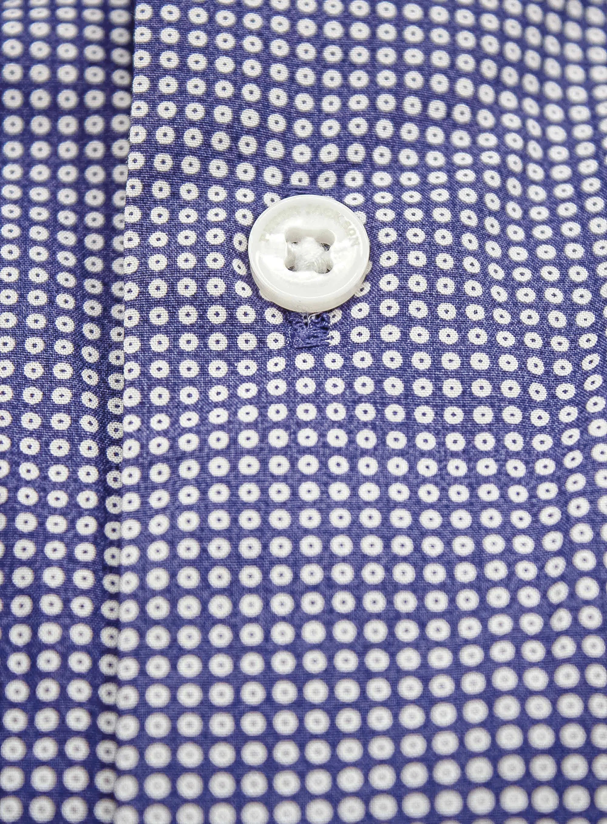Vittoria Navy Dot print shirt