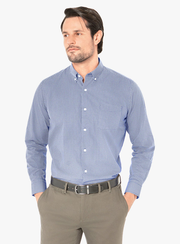 Vittoria Navy Dot print shirt