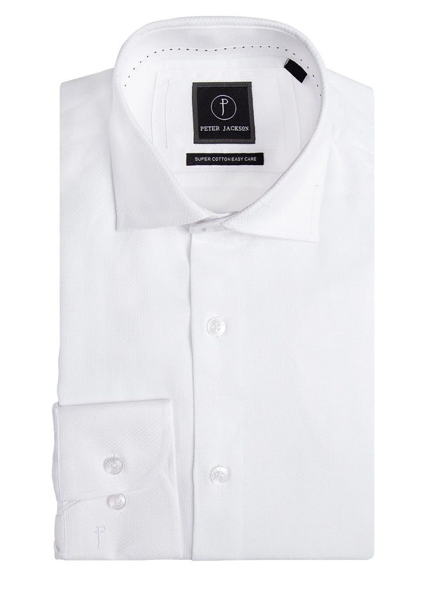 White Honeycomb Shirt