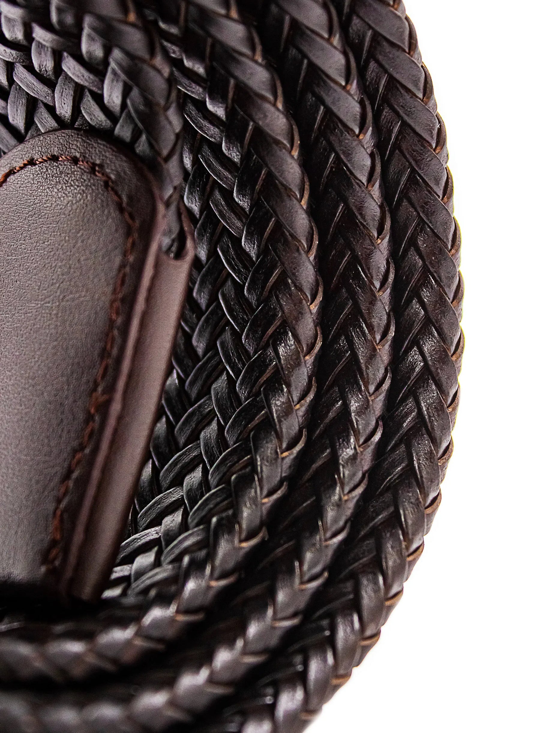 Woven Leather Belt
